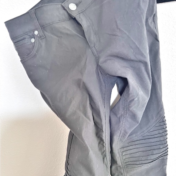 Prana Brenna dark gray moto stretch pants size 4 - Picture 7 of 8